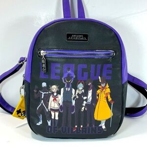 My Hero Academia League Of Villains Mini Backpack Characters Bag By Bioworld